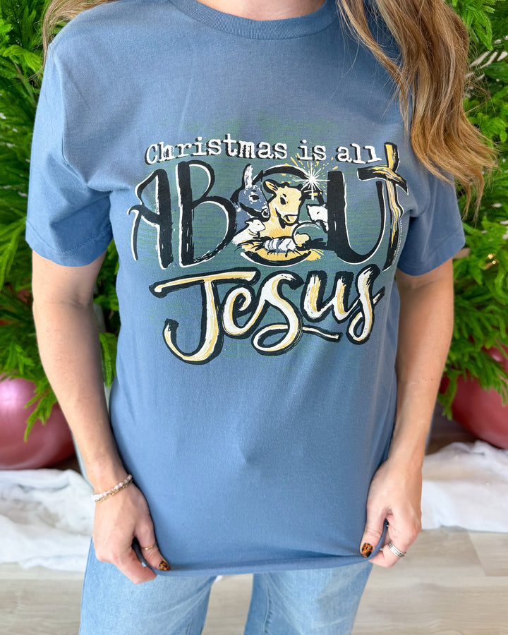 Christmas Is All About Jesus Tee