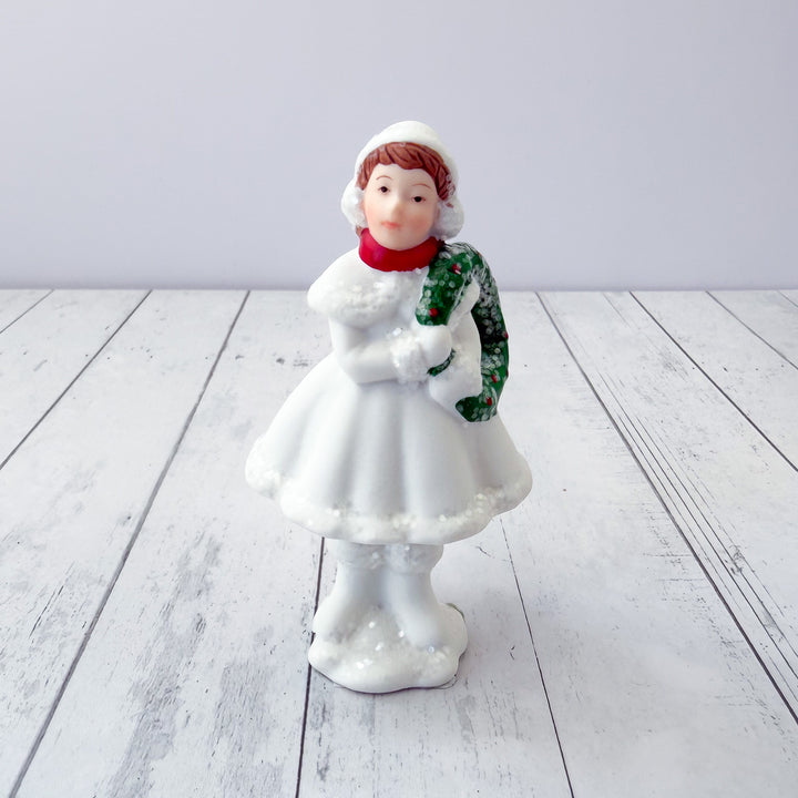 Winter Children Porcelain Figurine