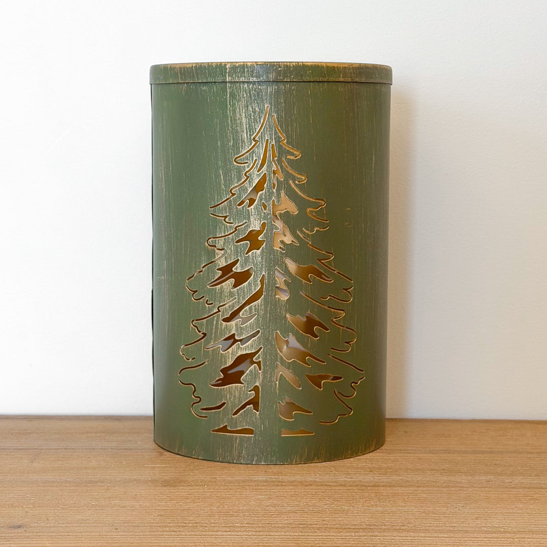 Tin Tree Lantern