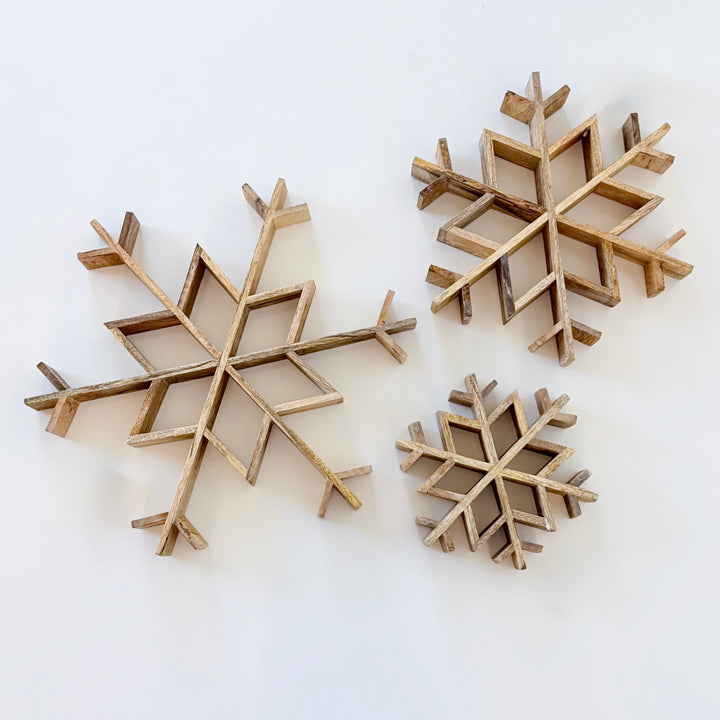 Wooden Cutout Snowflake