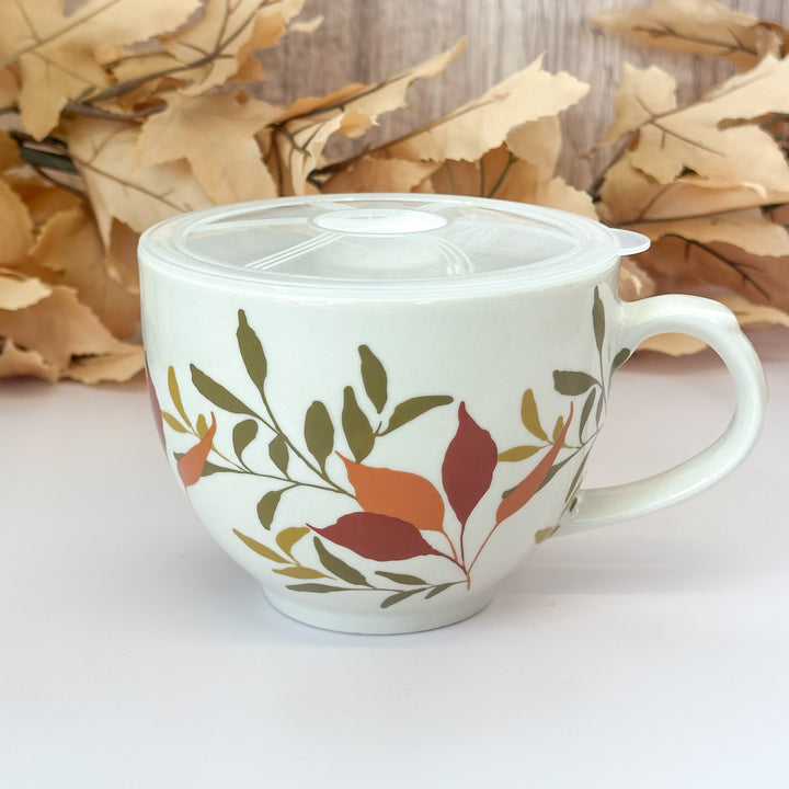 Autumn Botanical Soup Mug