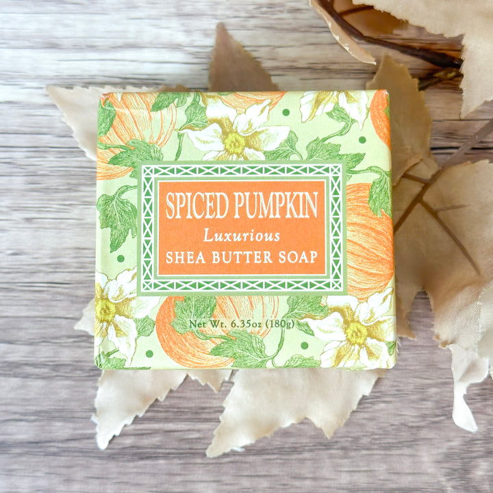 Spiced Pumpkin Shea Butter Wrapped Soap