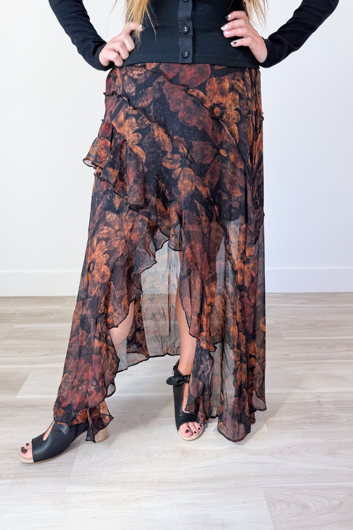 Autumn Flowers Skirt