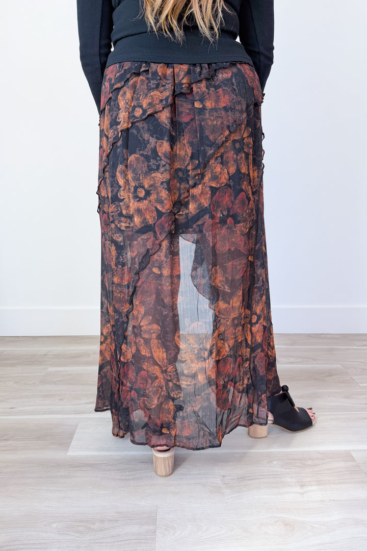 Autumn Flowers Skirt