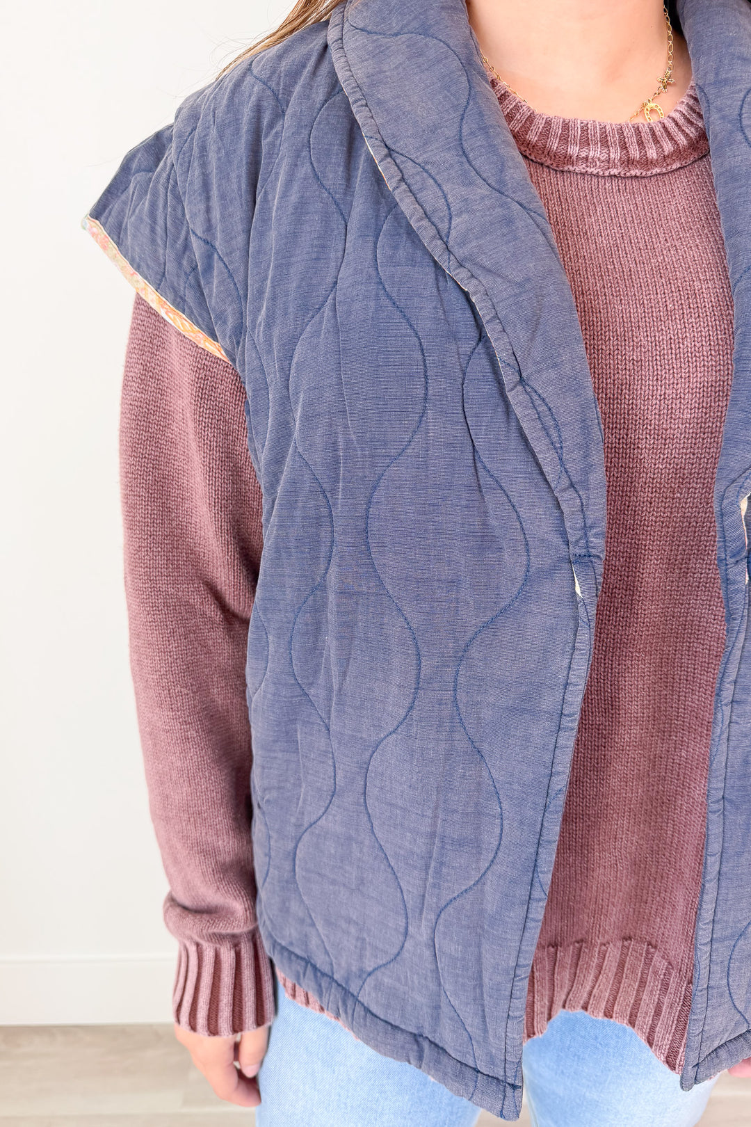 All That Time Vest Curvy