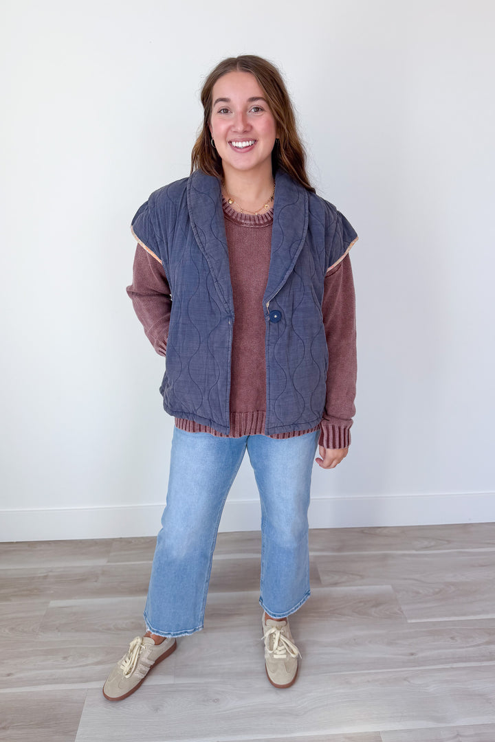 All That Time Vest Curvy