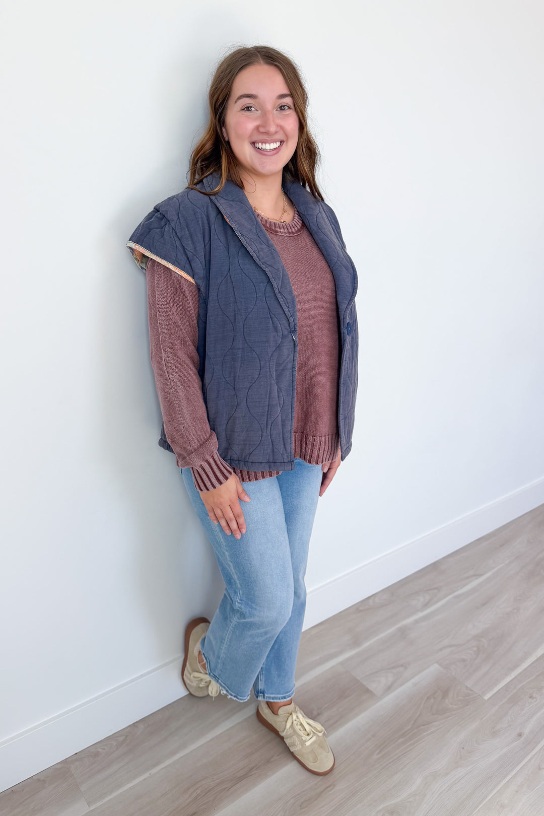 All That Time Vest Curvy