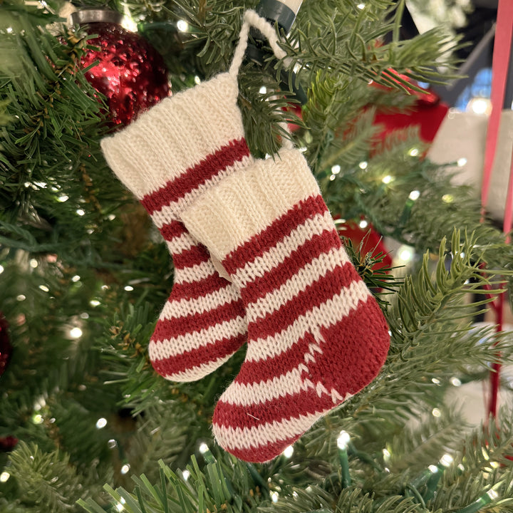 Mini Double Stocking Ornament