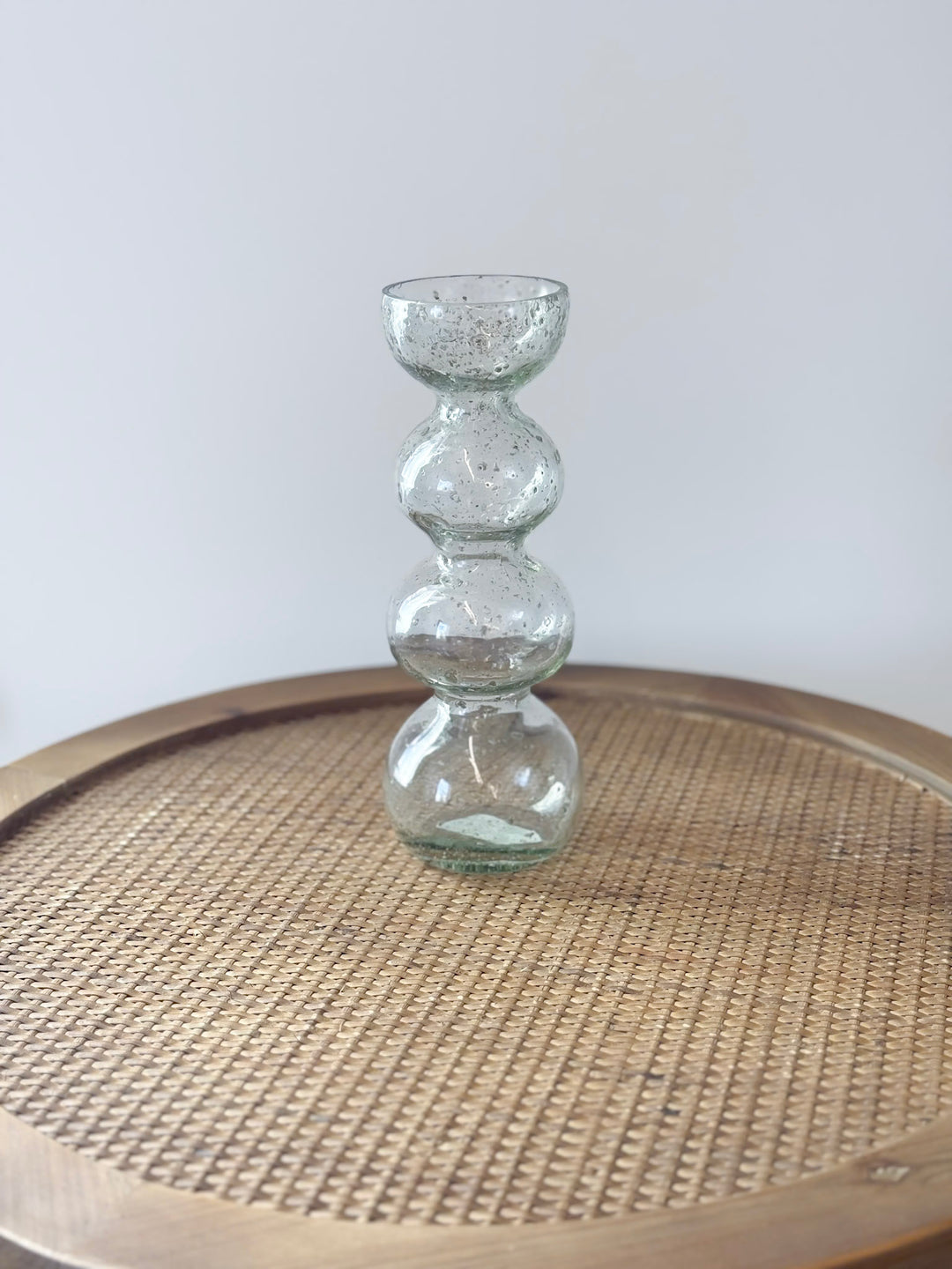 Molten Pebble Glass Vase