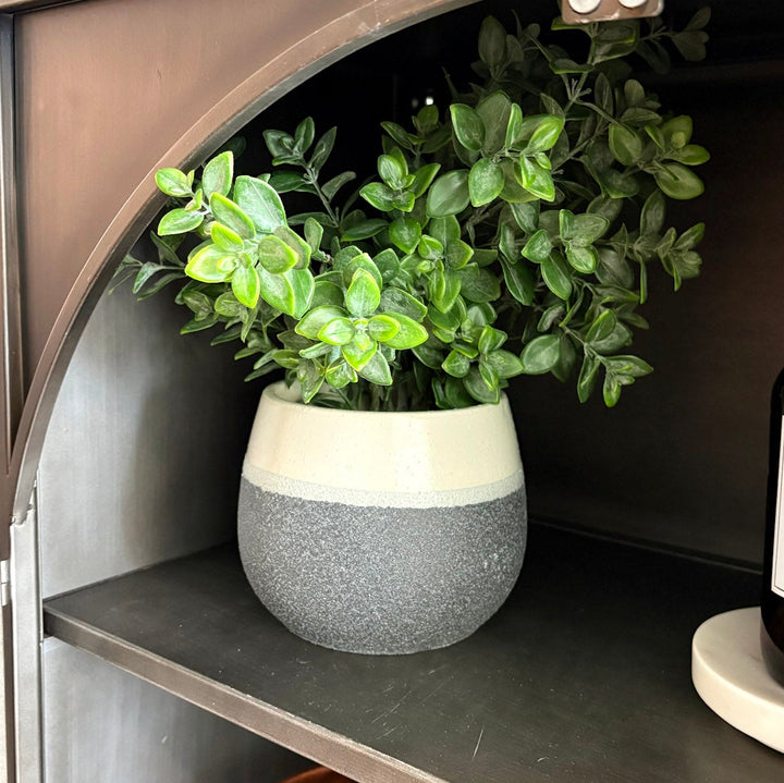 Light & Dark Two Tone Planter Vase