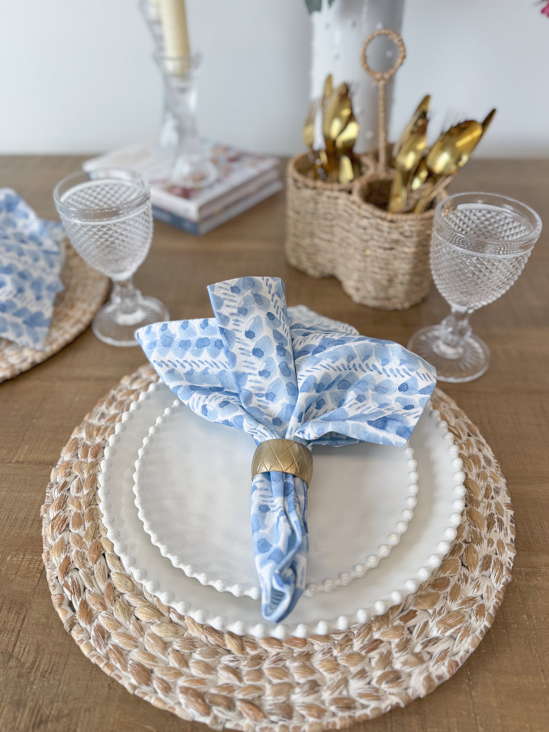 Beaded Pearl Salad Plate