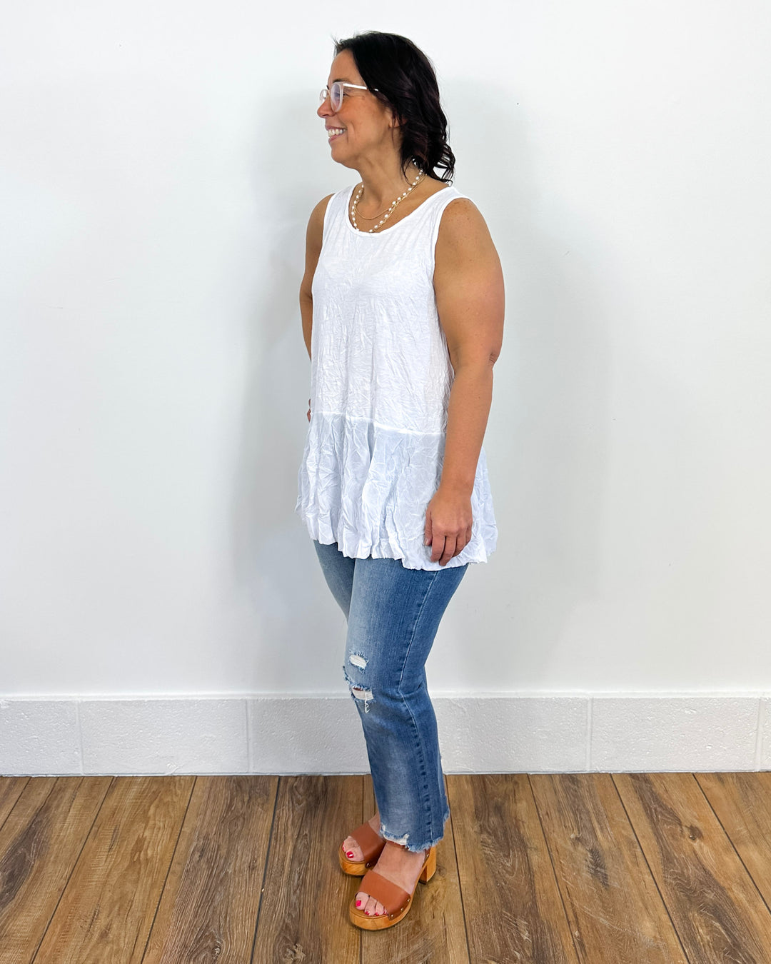 Chalet Molly White Layering Tank