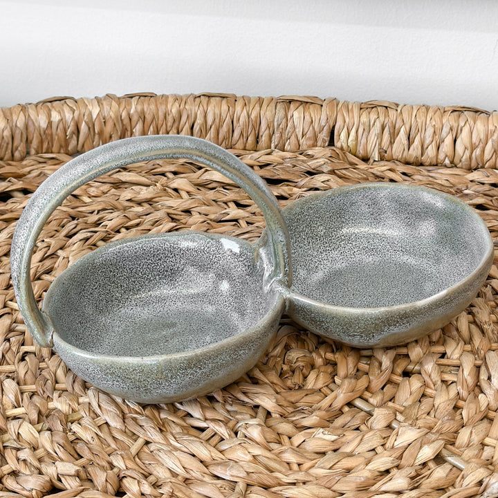Stoneware Double Handled Bowl