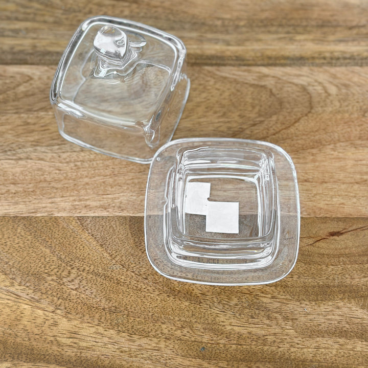 Miniature Square Covered Dish
