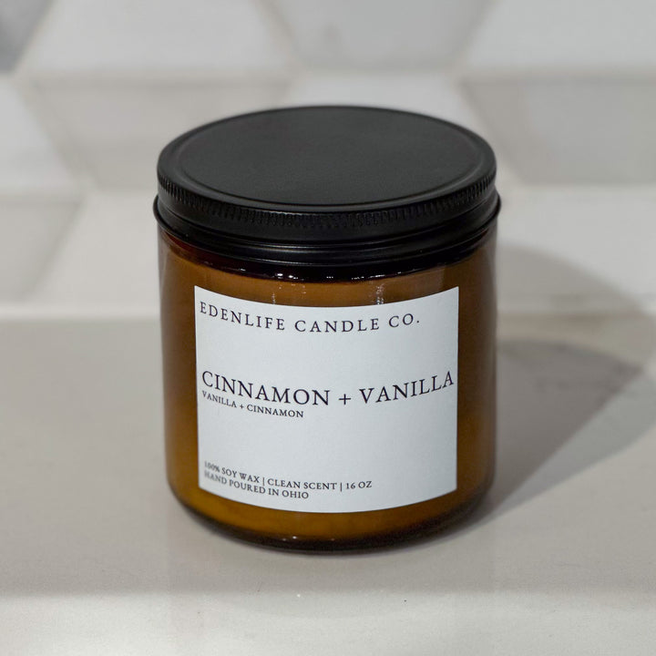 Cinnamon + Vanilla Candle