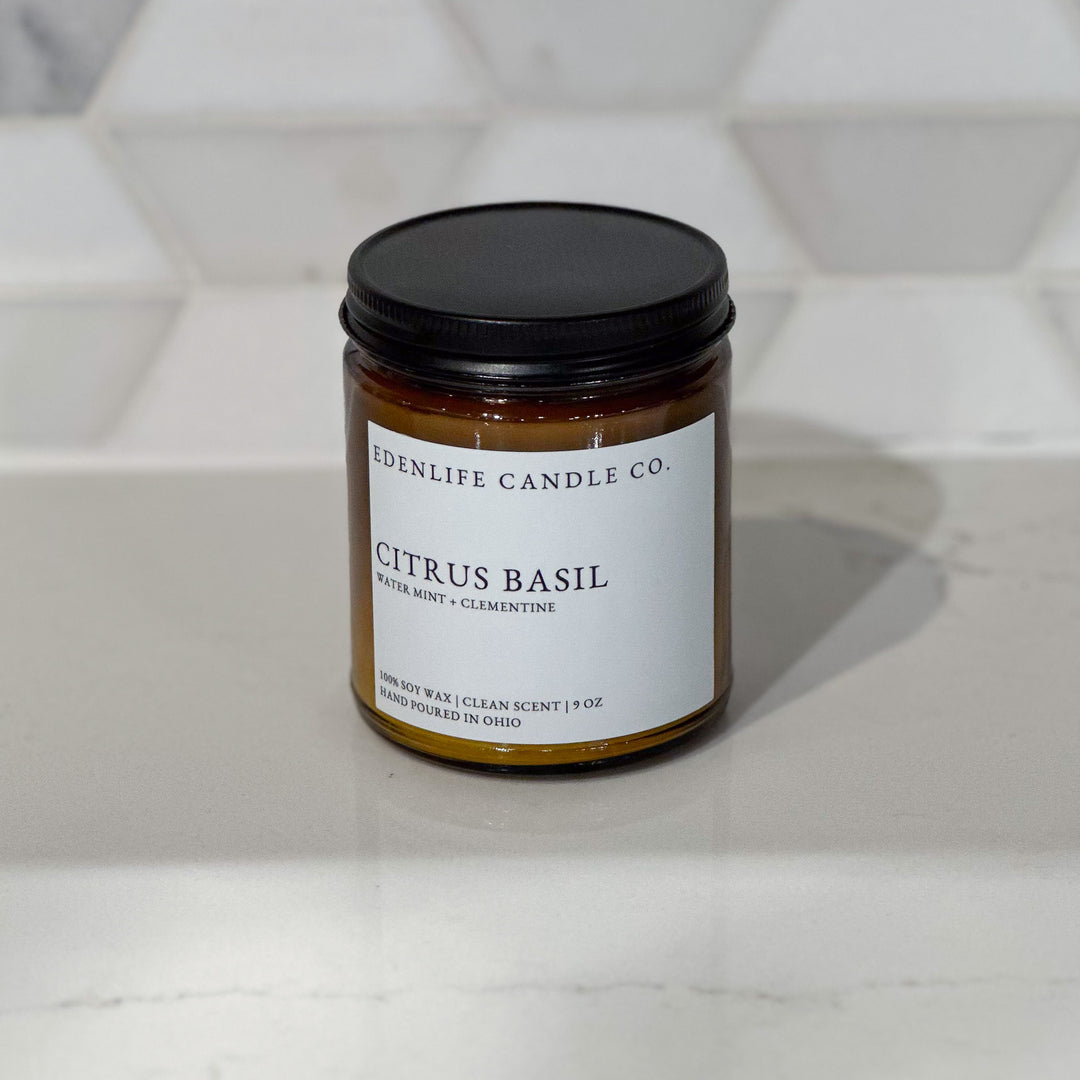 Citrus + Basil Candle