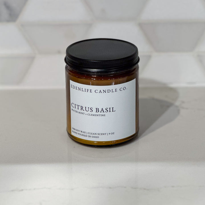 Citrus + Basil Candle