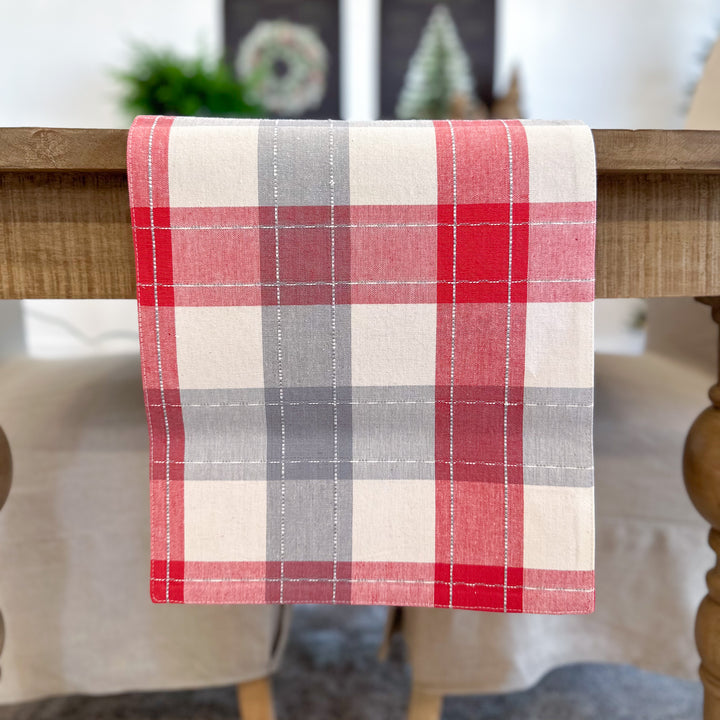 Nordic Plaid Table Runner