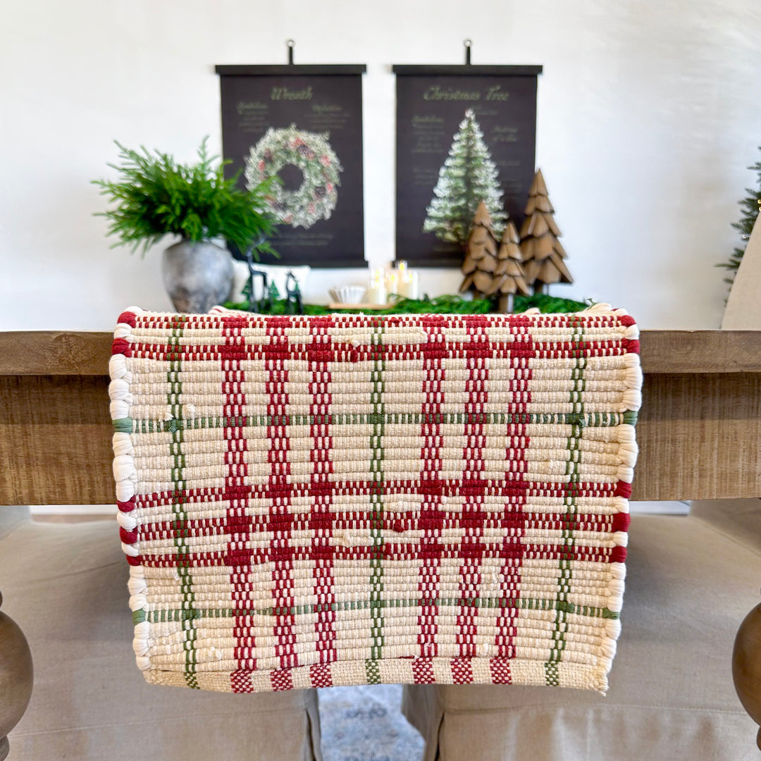 Christmas Memories Chindi Table Runner