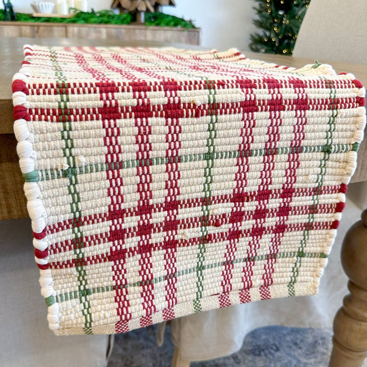 Christmas Memories Chindi Table Runner