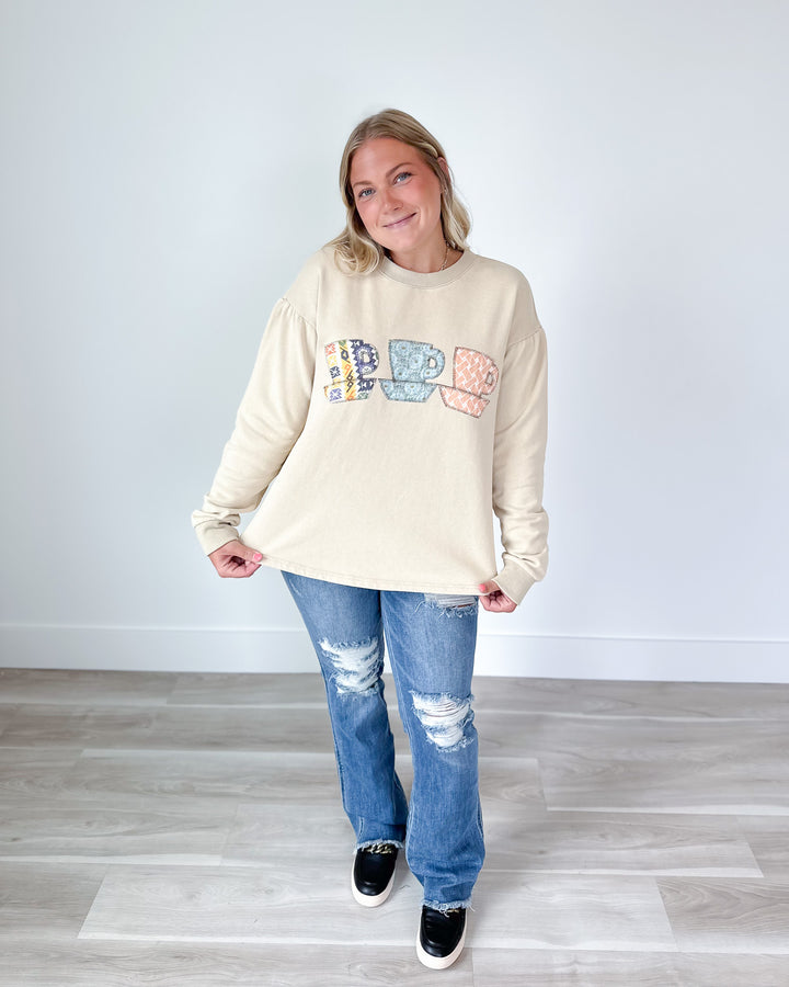 Tea Cup Sweatshirt