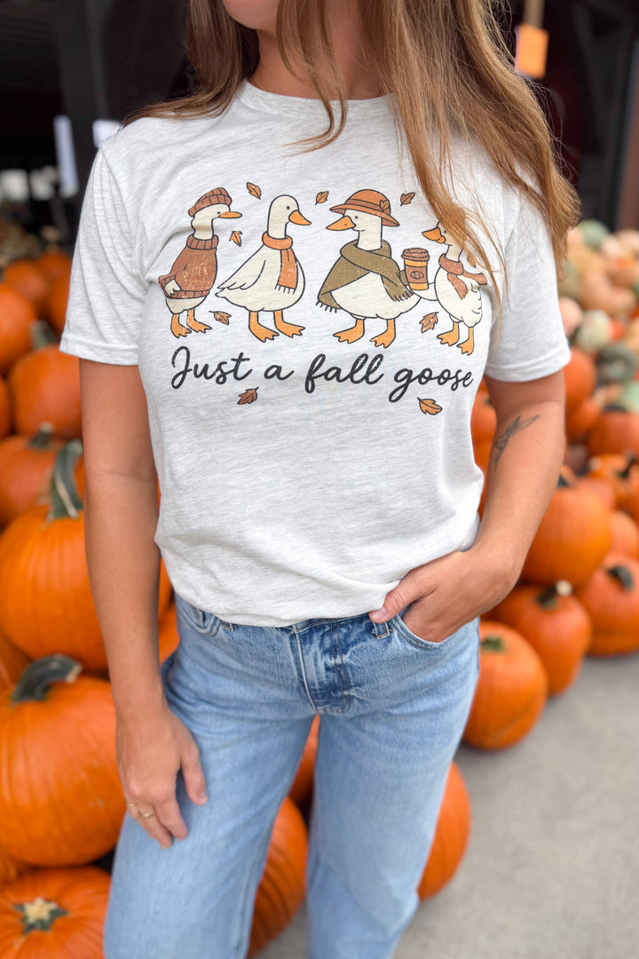 Just A Fall Goose Tee