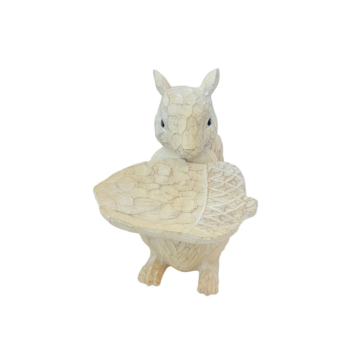 Natural Squirrel Tray Figurine