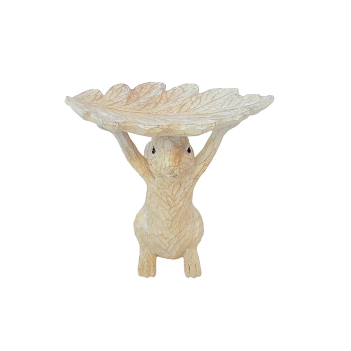 Natural Squirrel Tray Figurine