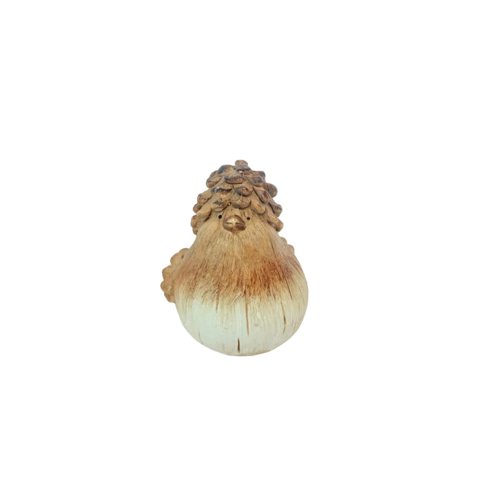 Happy Pinecone Bird Figurines