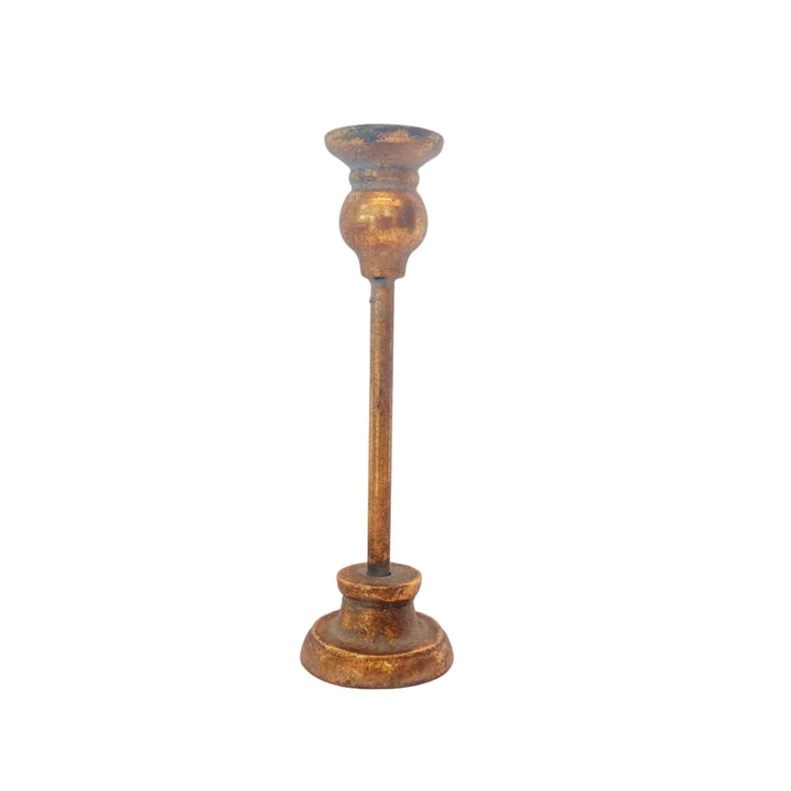 Antique Gold Taper Holder