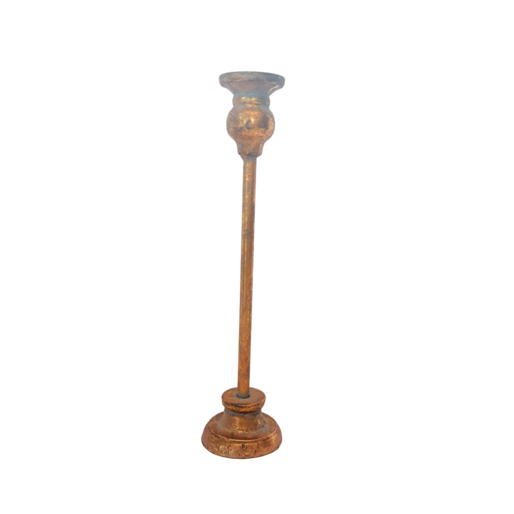 Antique Gold Taper Holder