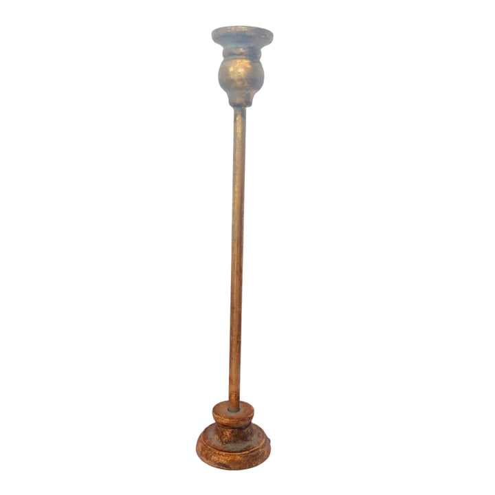 Antique Gold Taper Holder