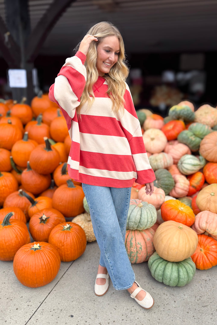 Free People Classic Stripe Crew