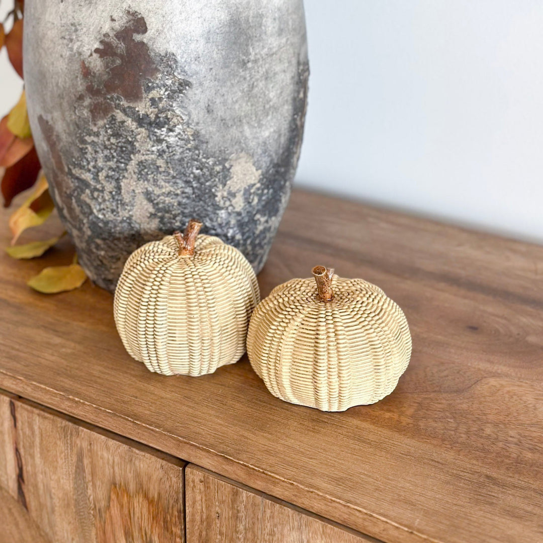 Basket Woven Pumpkin