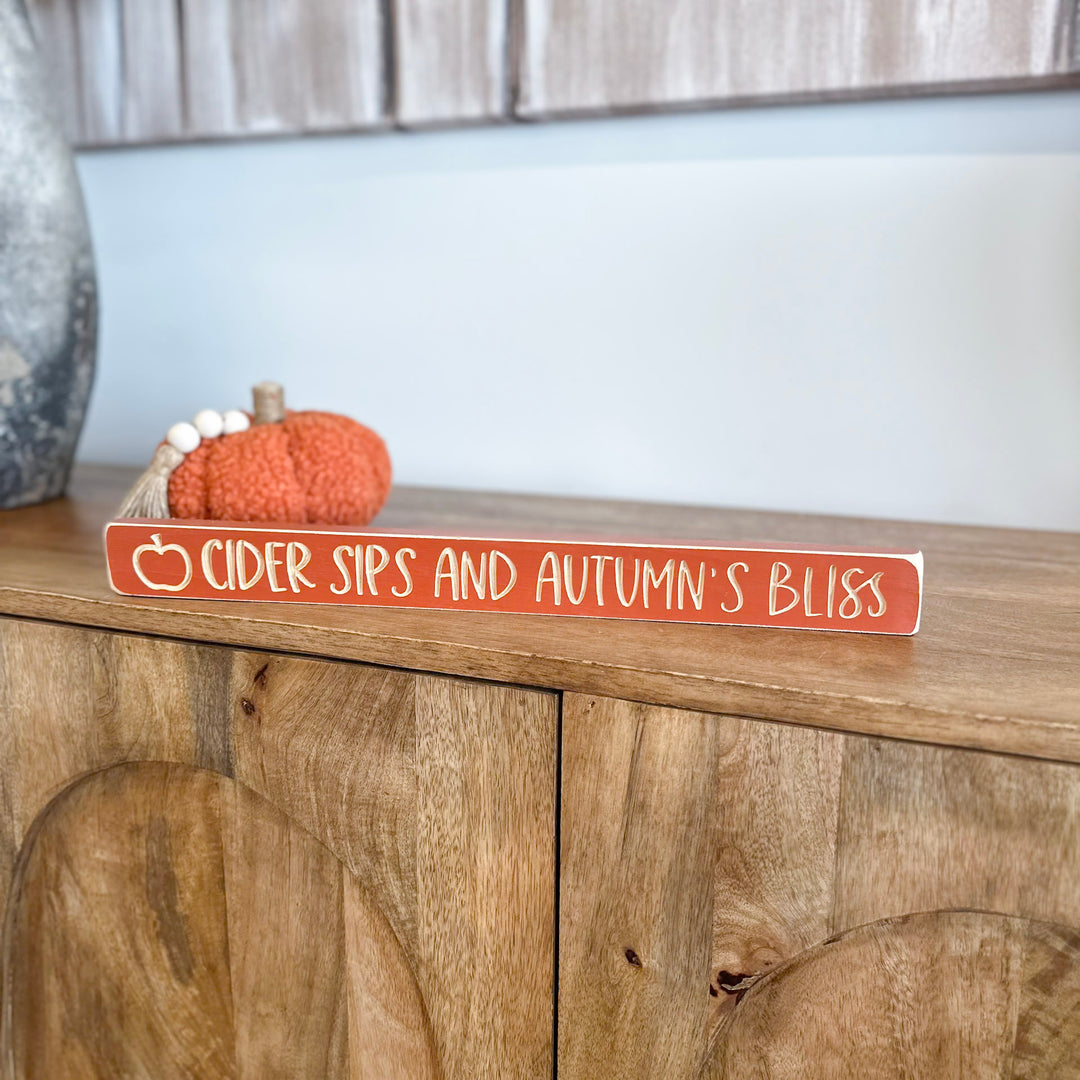 Fall Favorites Wooden Sign Sitter