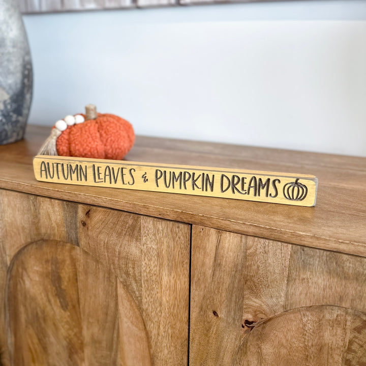 Fall Favorites Wooden Sign Sitter