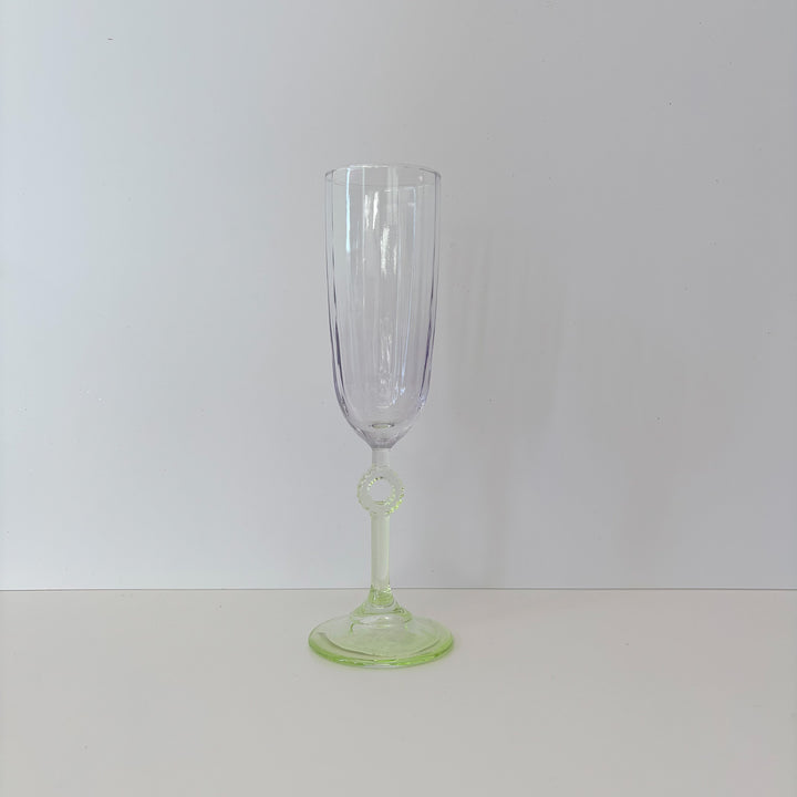 Colored Champagne Flute
