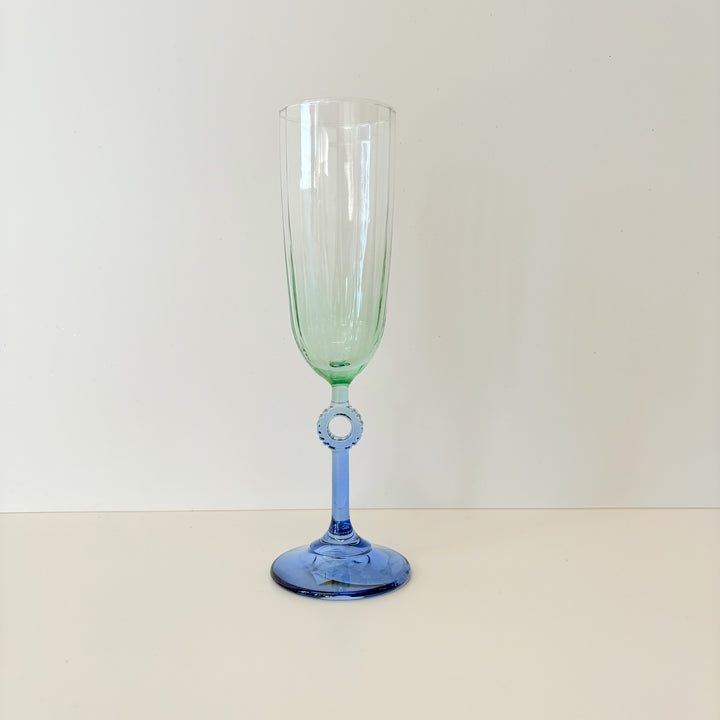 Colored Champagne Flute