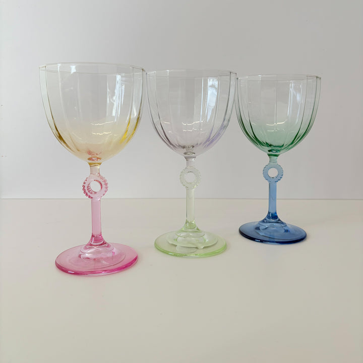 Colored Wine Glass