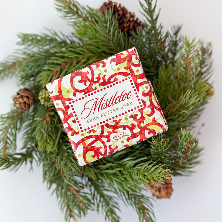 Mistletoe Wrapped Soap