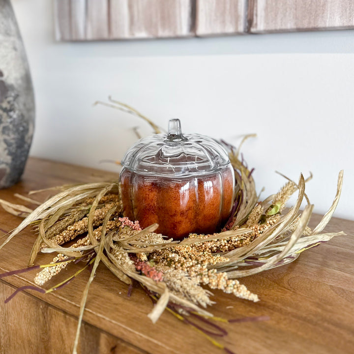 Fall Scent Pumpkin Jar Candle