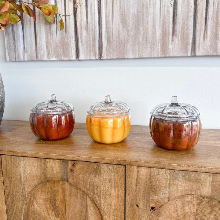 Fall Scent Pumpkin Jar Candle