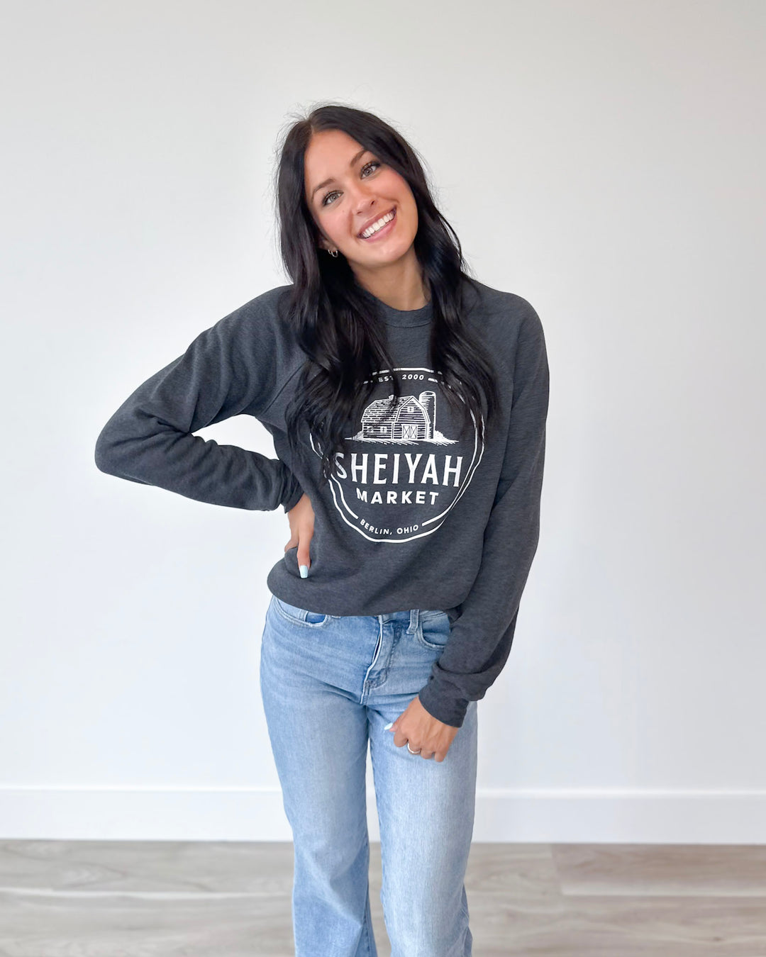 Sheiyah Market Charcoal Sweatshirt