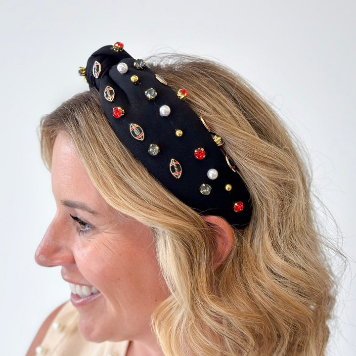 Football Embellished Headband