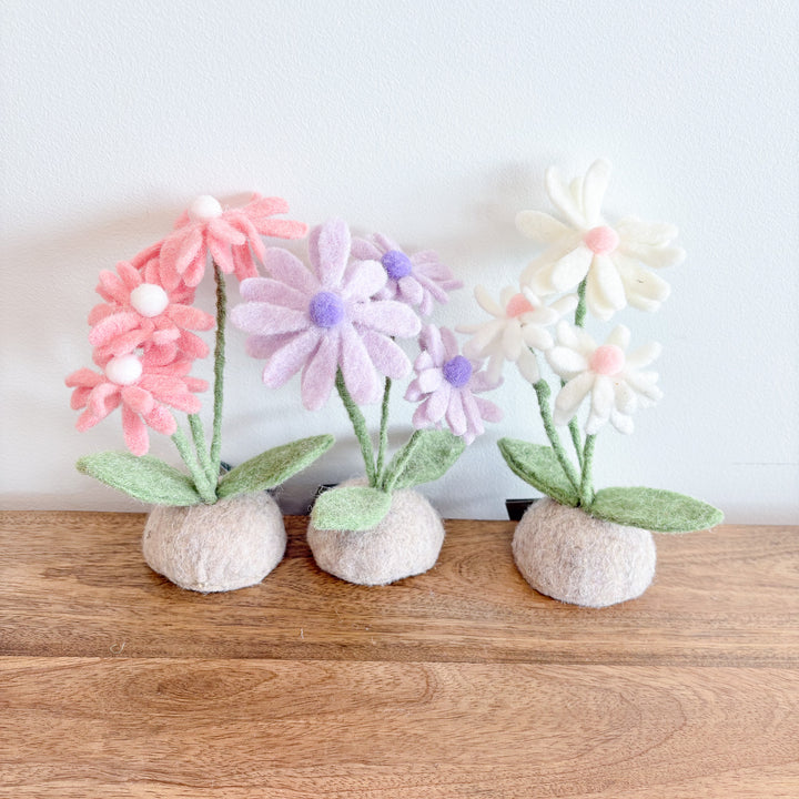 Wool Flowers