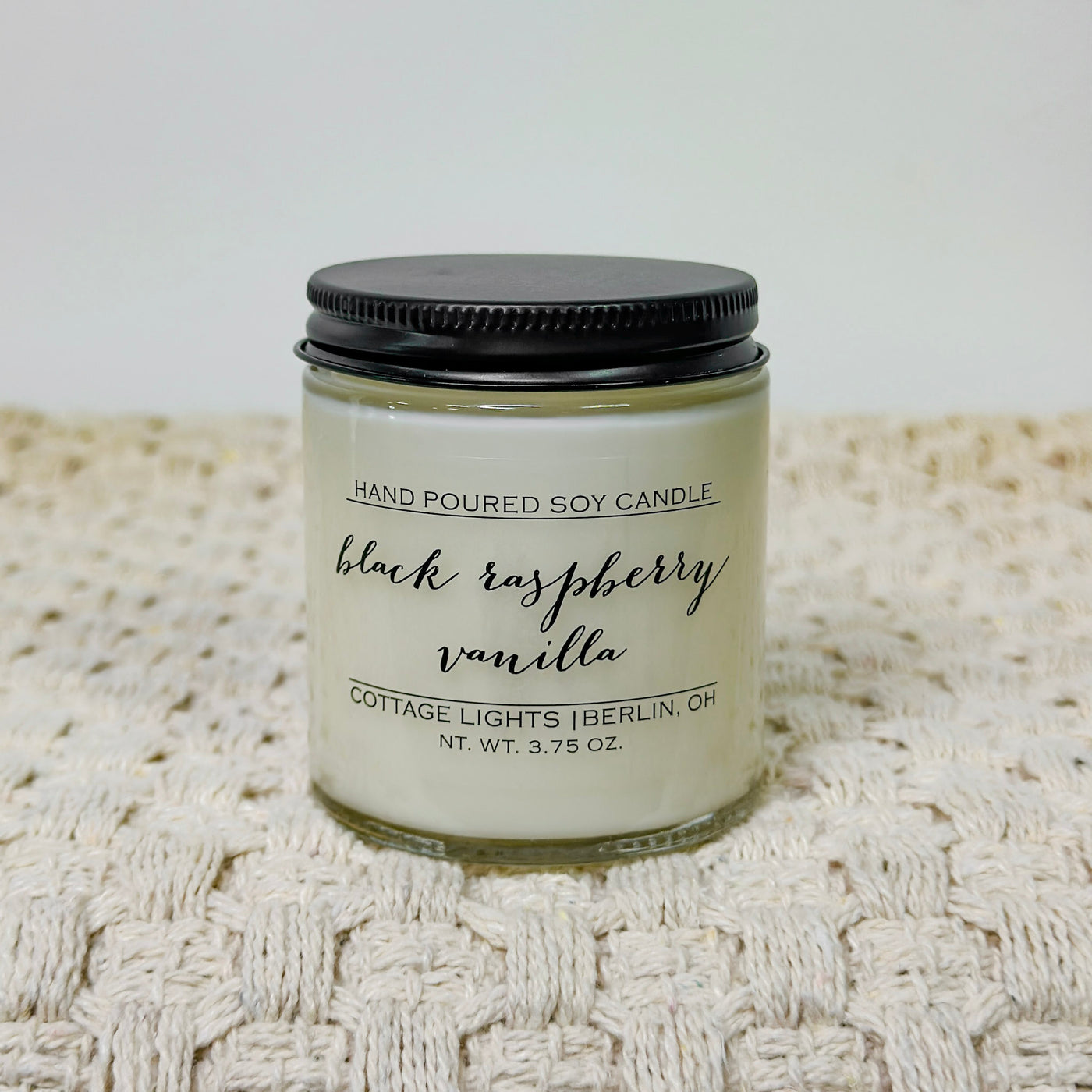 Black Raspberry & Vanilla Soy Candle