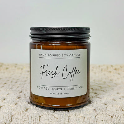 Fresh Coffee Soy Amber Candle