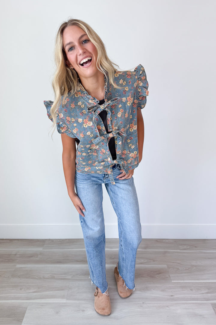 Autumn Blooms Vest