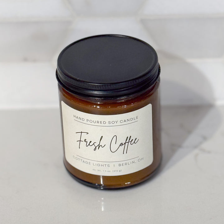 Fresh Coffee Soy Amber Candle