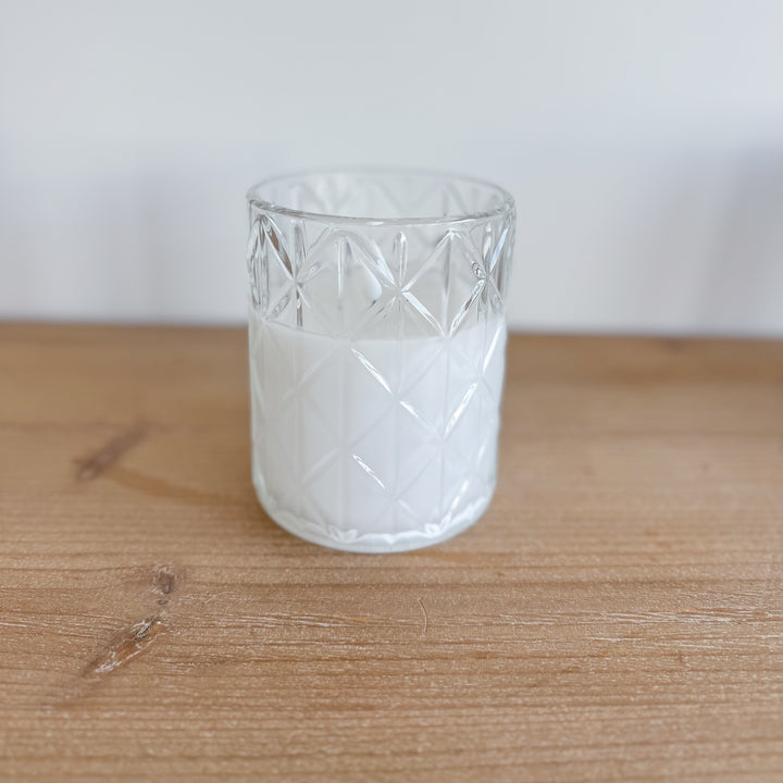 LED Geometric Flame Candle